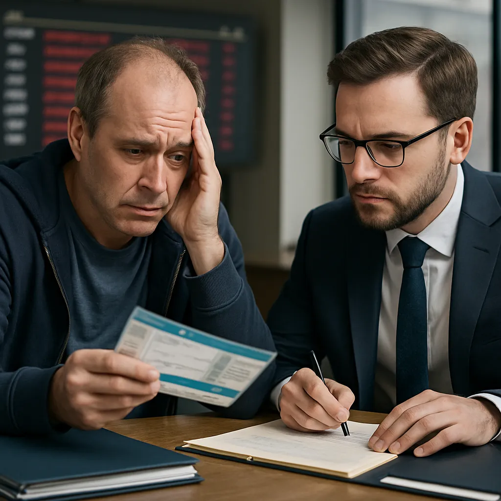 Cómo reclamar vuelos cancelados por fallo informático