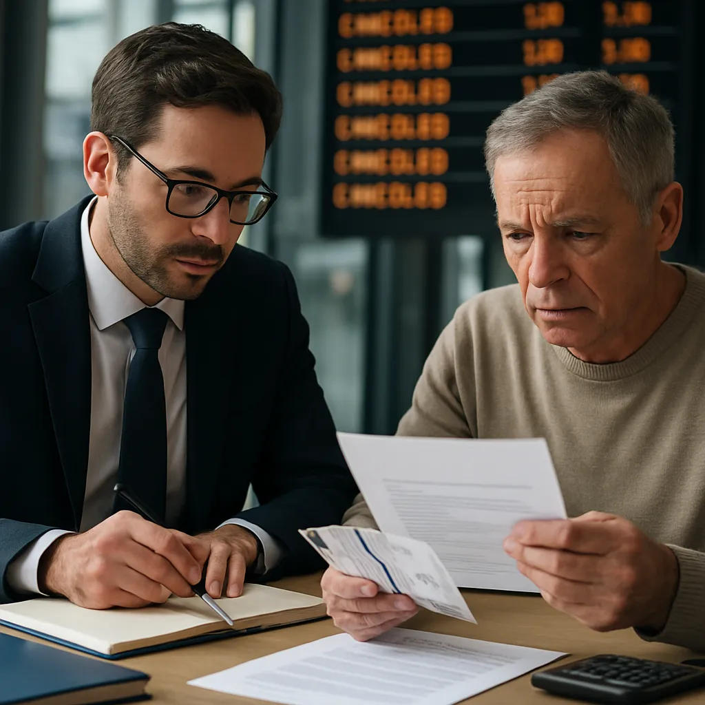 Cómo reclamar vuelos cancelados por problemas en el avión