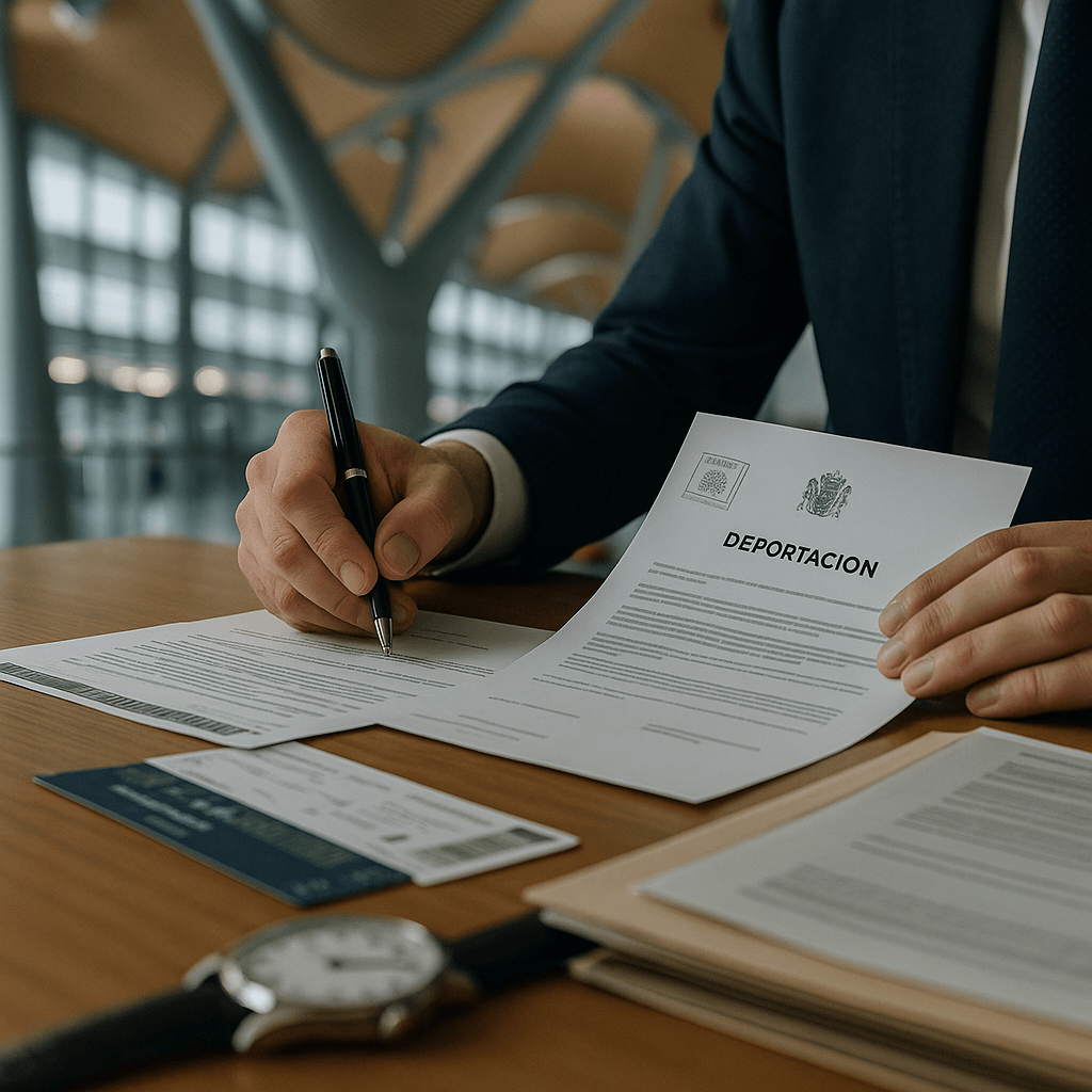 Informe de expulsion del aeropuerto