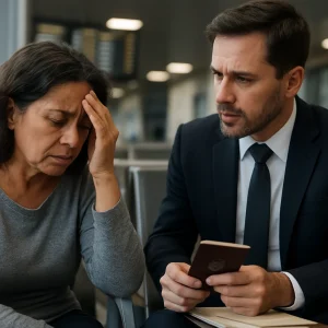 Qué información puede darte la aerolínea sobre un pasajero retenido